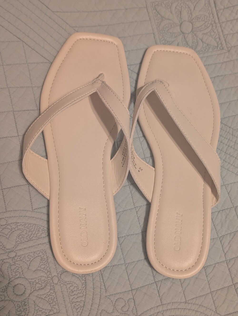 Old Navy Square-Toe Thong Sandals
